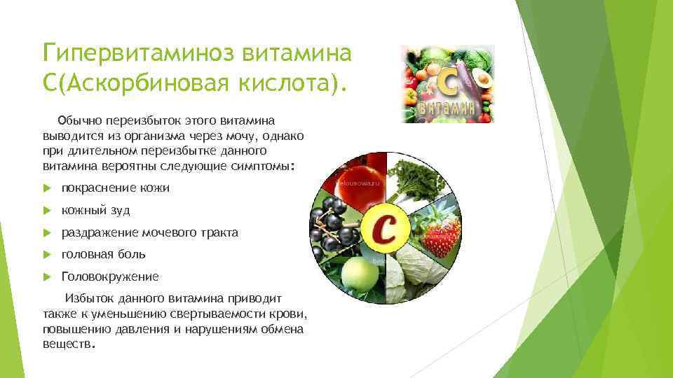 Содержание витамина к в продуктах питания