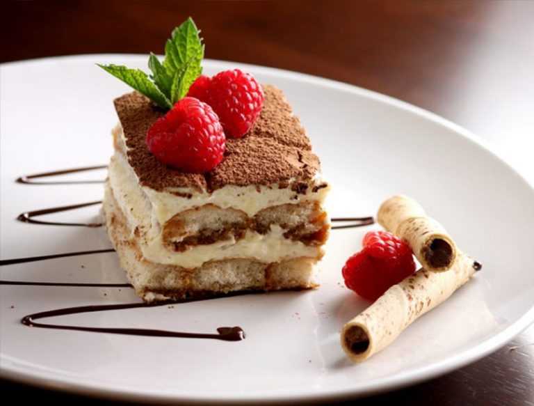Десерт тирамису: калорийность на 100 грамм — 287,36 ккал