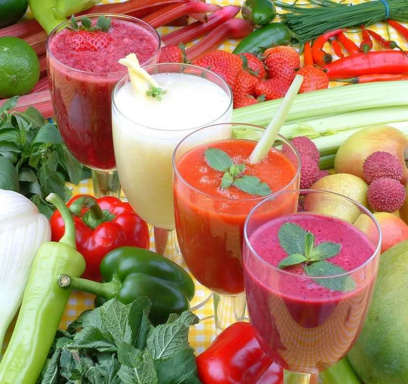 Рецепты свежевыжатых соков из овощей и фруктов. рецепты соков для похудения из фруктов, овощей и растений.