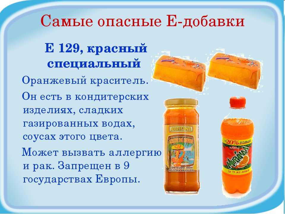 Краситель е122 (кармуазин, азорубин): что это такое, опасна или нет пищевая добавка, какое влияние на организм оказывает?