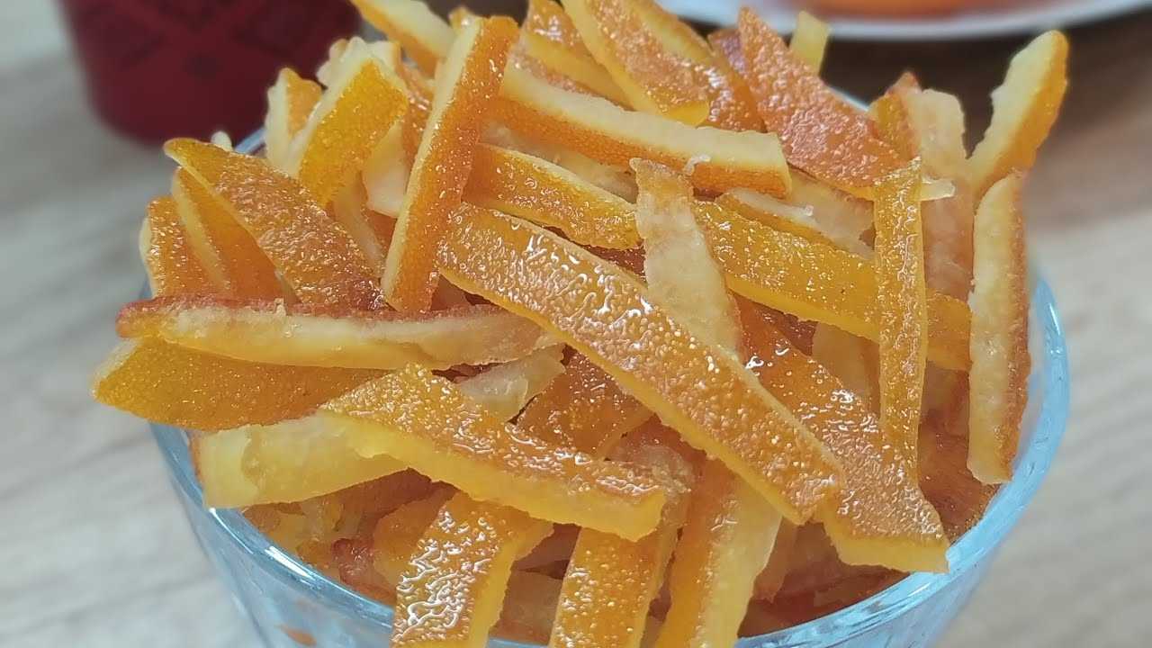 Цукаты из апельсиновых корок: рецепты приготовления
