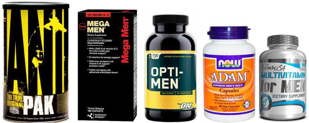 Какие витамины нужны мужчине, и как их принимать