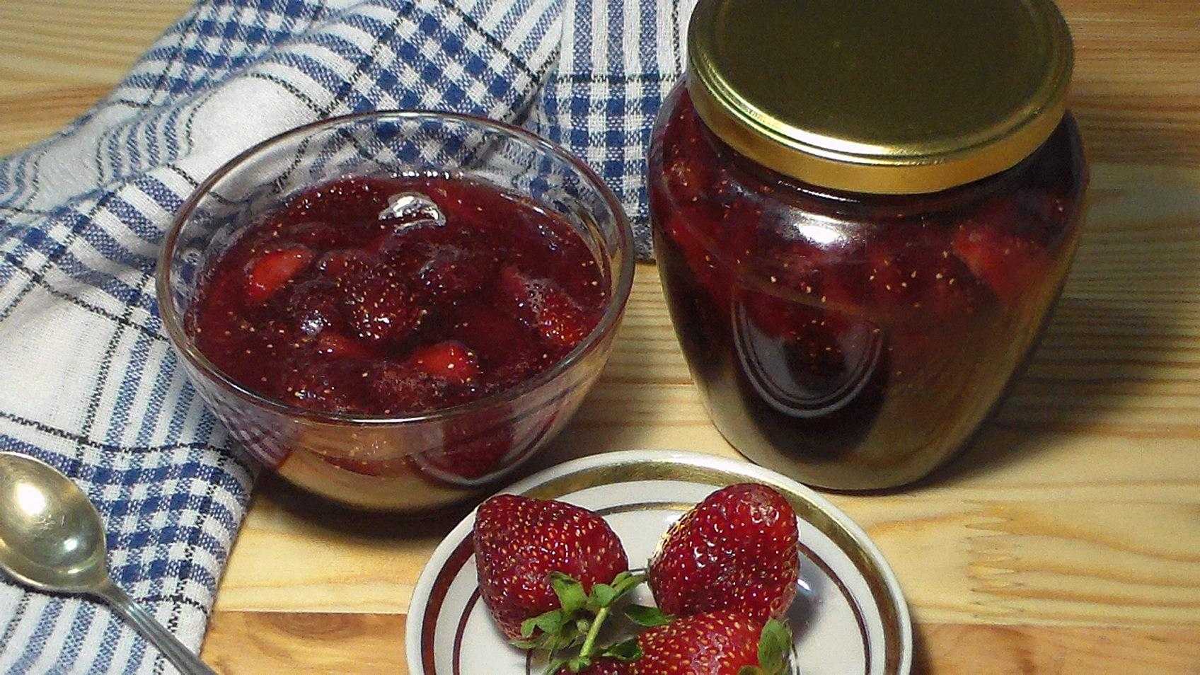 Варенье из клубники с пектином на зиму густое с целыми ягодами
