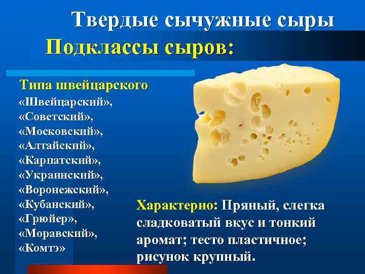 Трансформация белка в сырах в процессе созревания и формирование вкуса и консистенции сыров